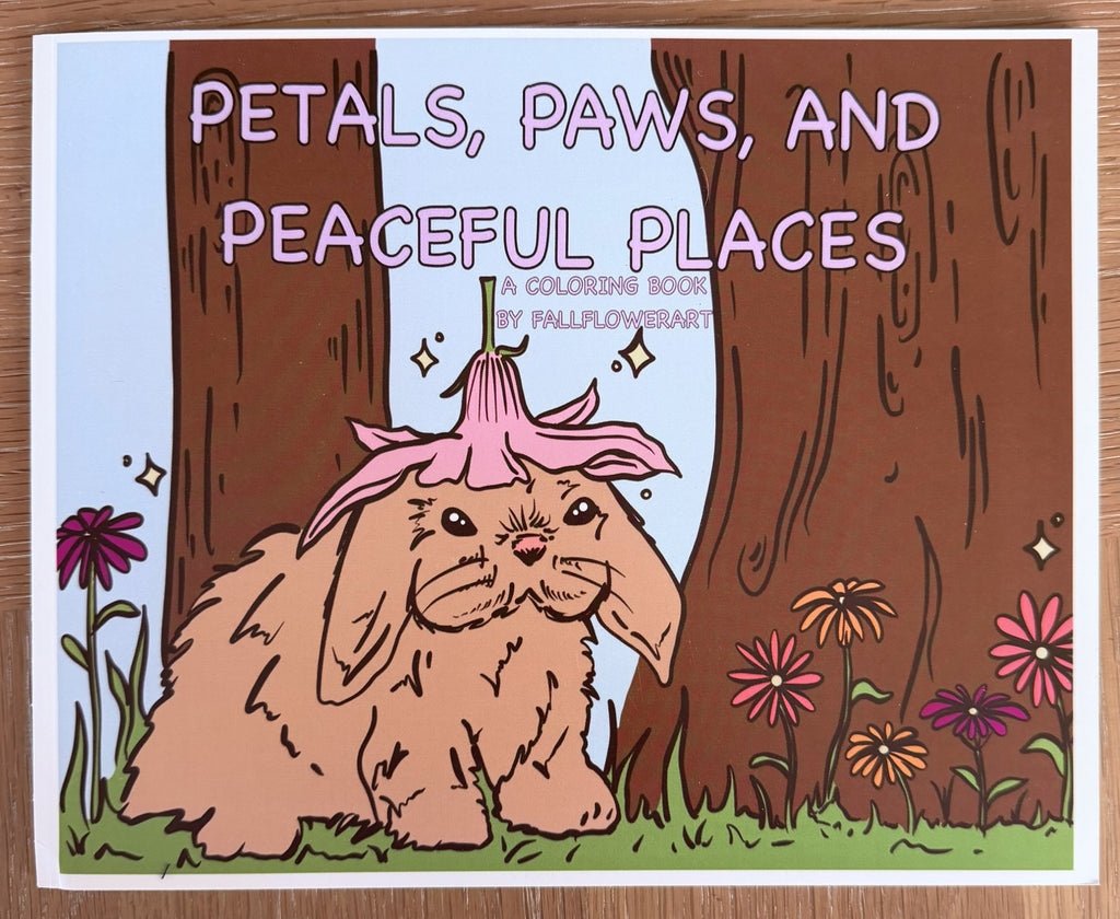Petals, Paws, and Perfect Places Coloring Book
