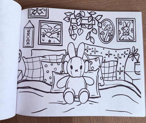 Petals, Paws, and Perfect Places Coloring Book